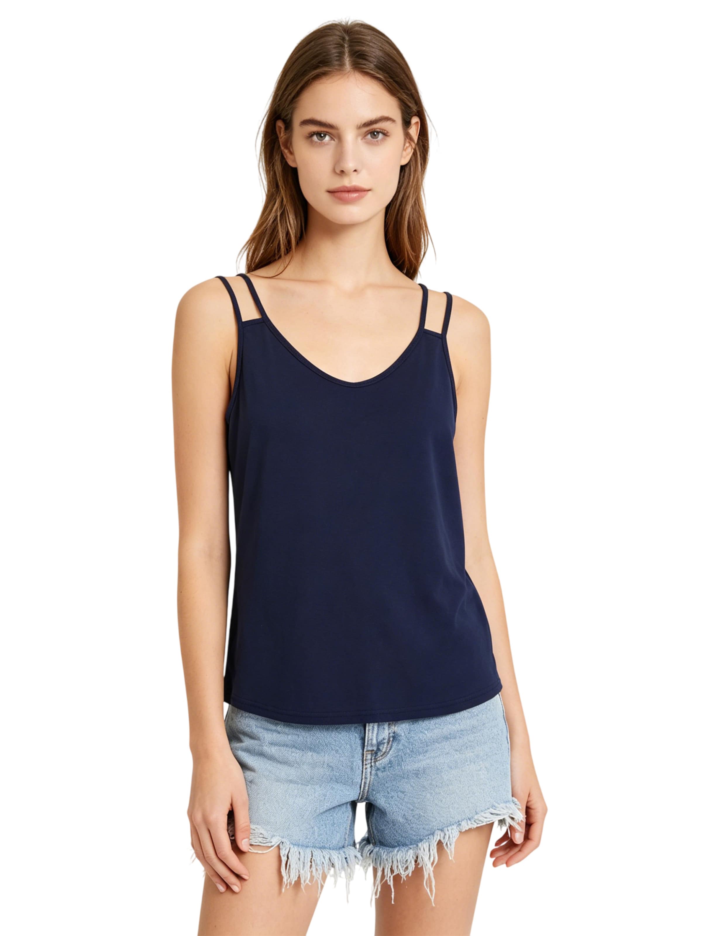 Magicshe Top 'Spaghetti Top'‌‌‌‌ in Blau: Vorderseite