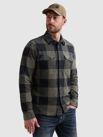 Regular fit Camicia 'Overshirt with large check pattern and chest pockets' di PME Legend in blu