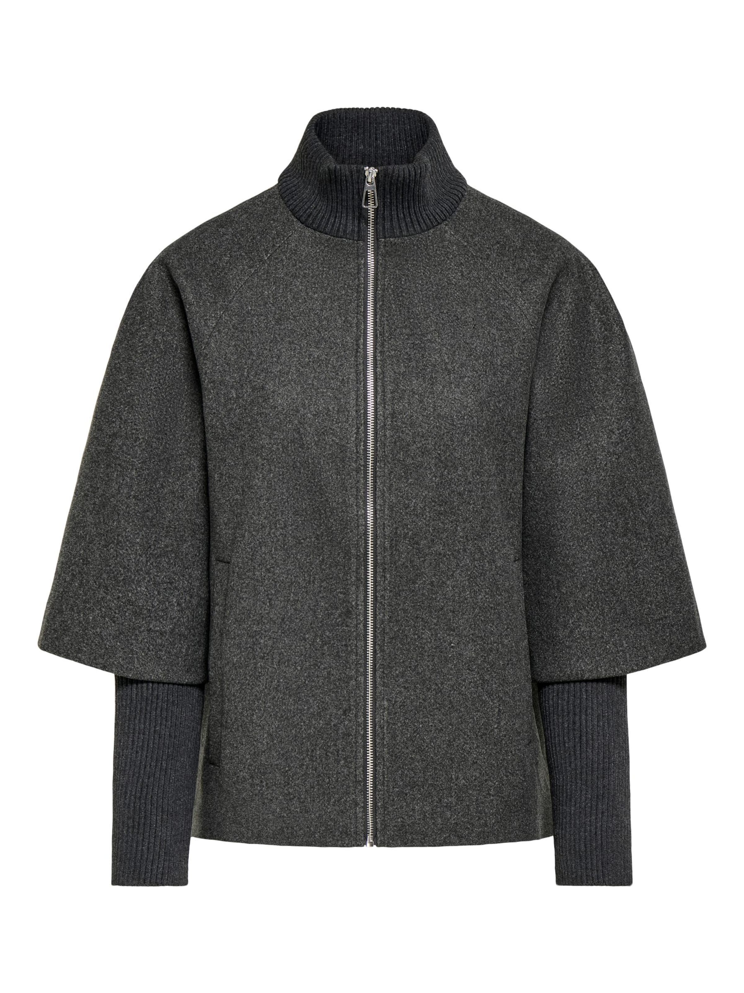 JDY - Chaqueta de entretiempo 'JDYMemory' en gris: frente