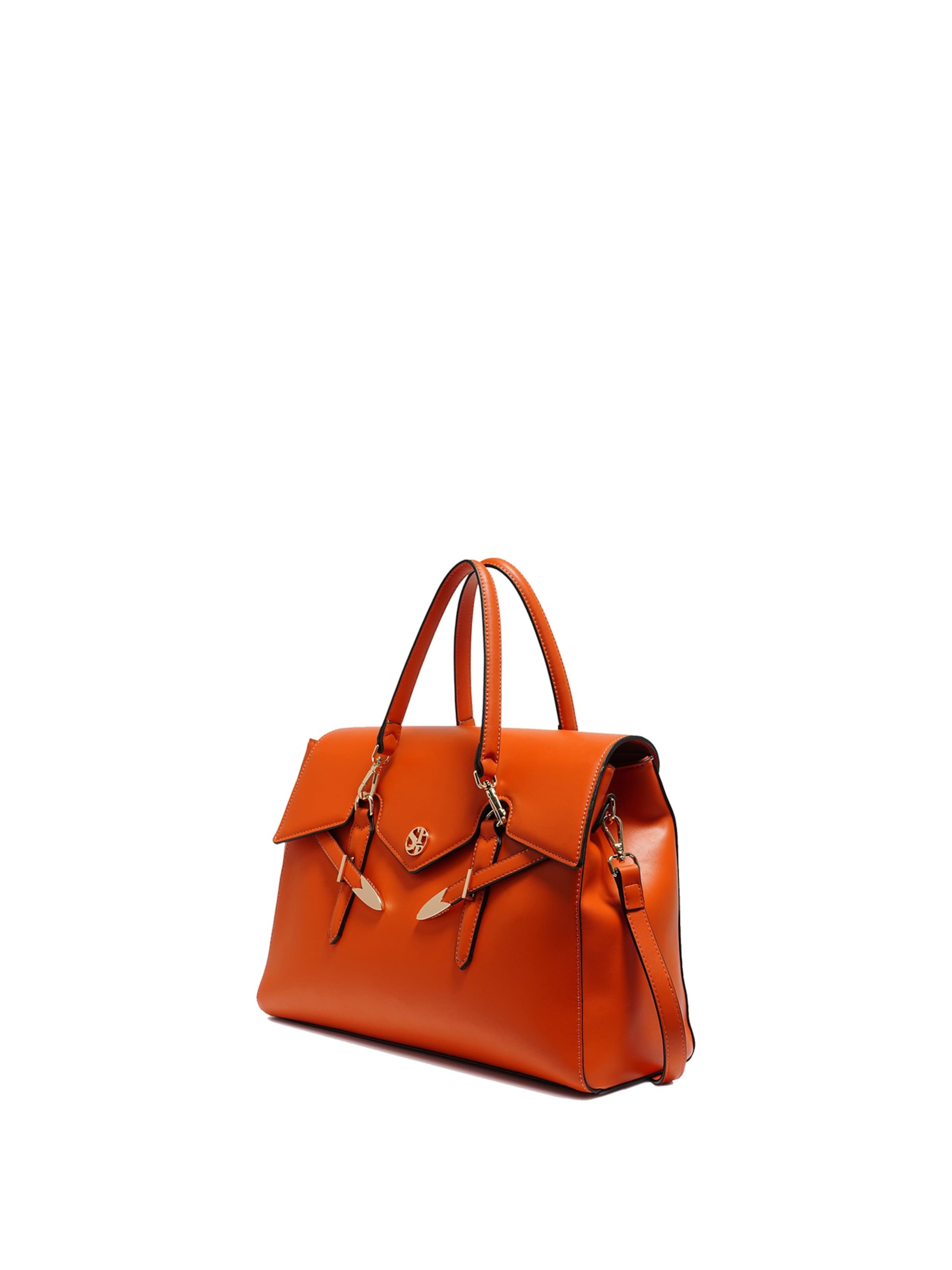Secret Pon Pon Handbag in Orange: front