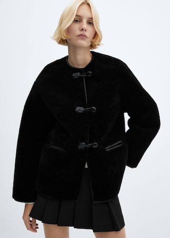 MANGO Zimska jakna 'bethoven' | črna barva: sprednja stran