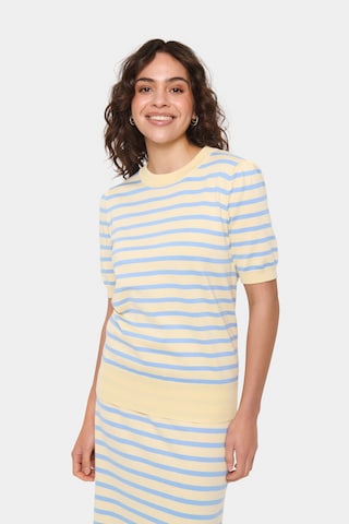 Pull-over SAINT TROPEZ en jaune : devant