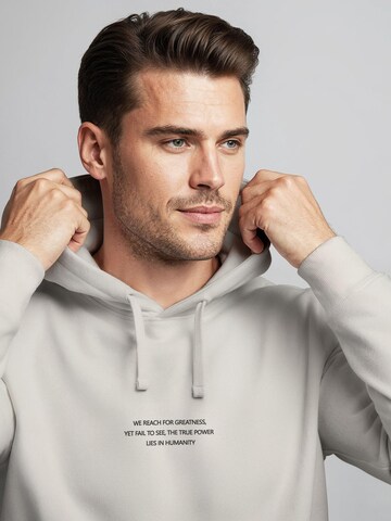 Neverless Sweatshirt 'Hands' in Beige