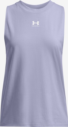 UNDER ARMOUR Sporttop 'Off Campus Muscle' in Lila: predná strana