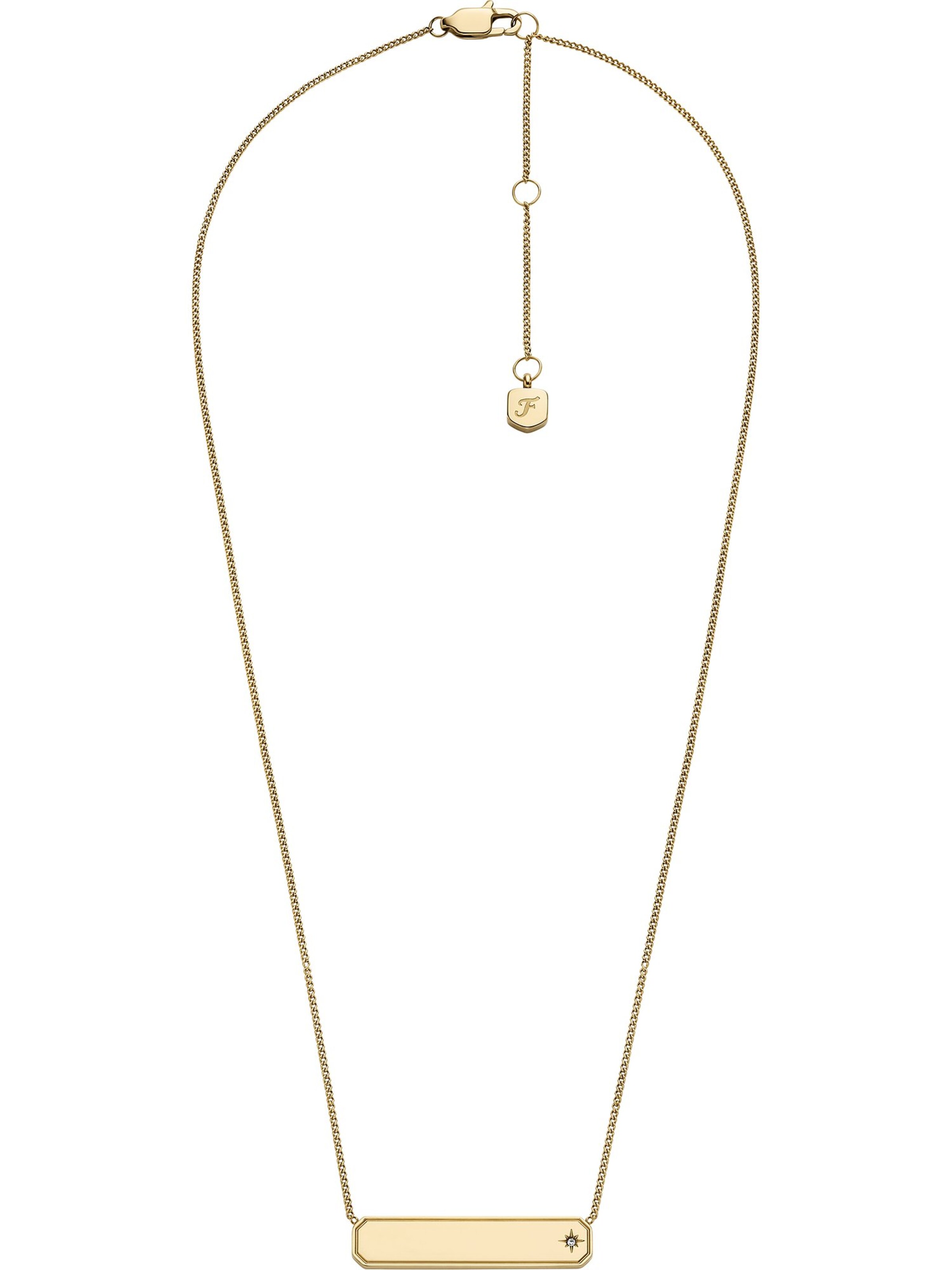 FOSSIL Necklace in Gold: front