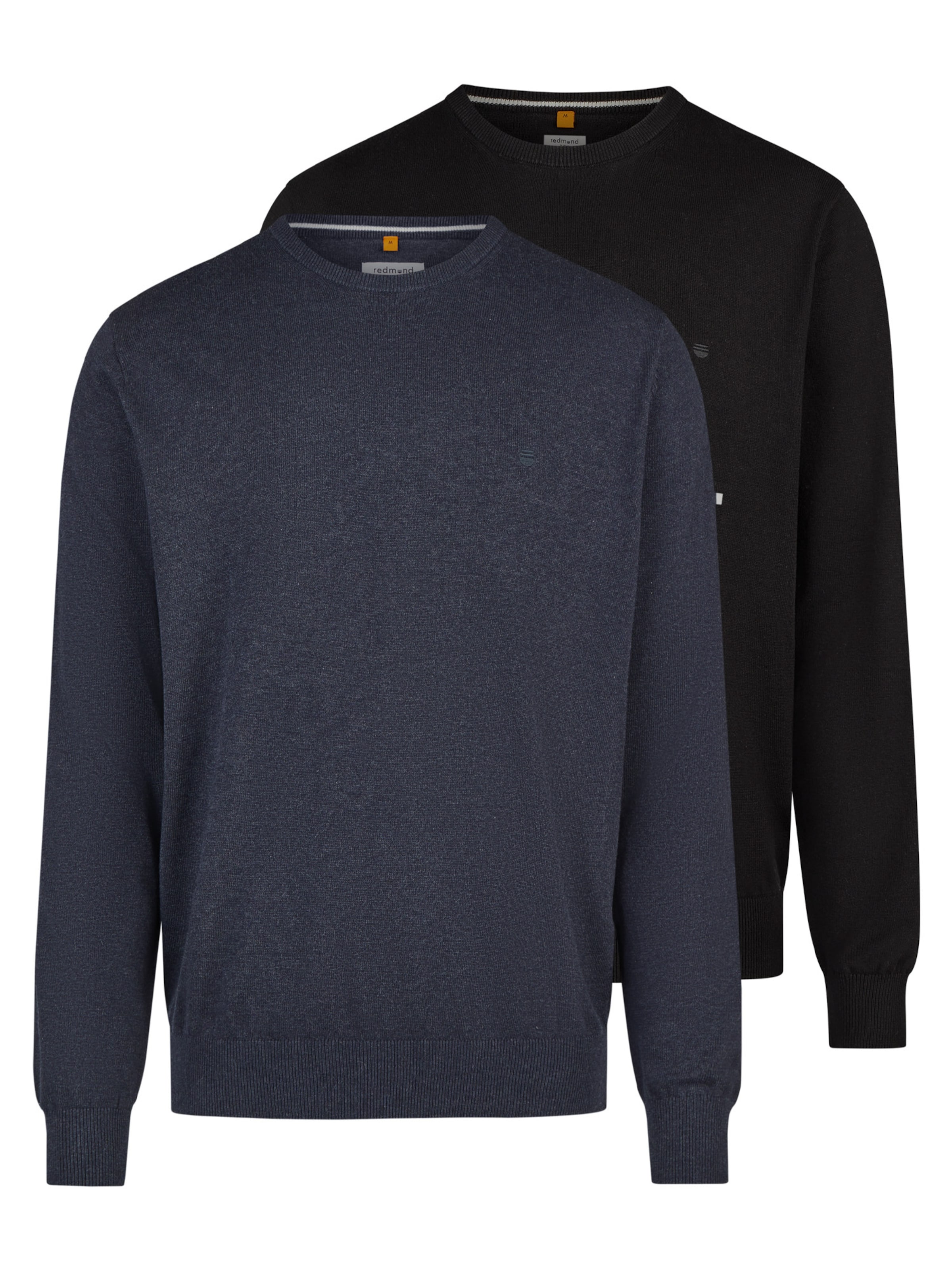 redmond Pullover 'Basic'‌‌ in Blau: Vorderseite