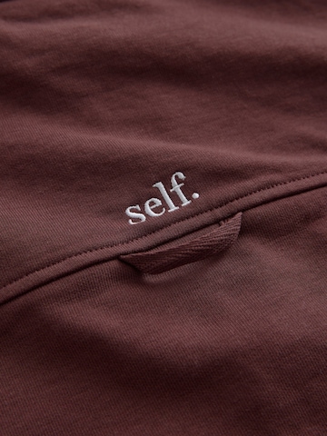 self. Sweat jacket in Brown
