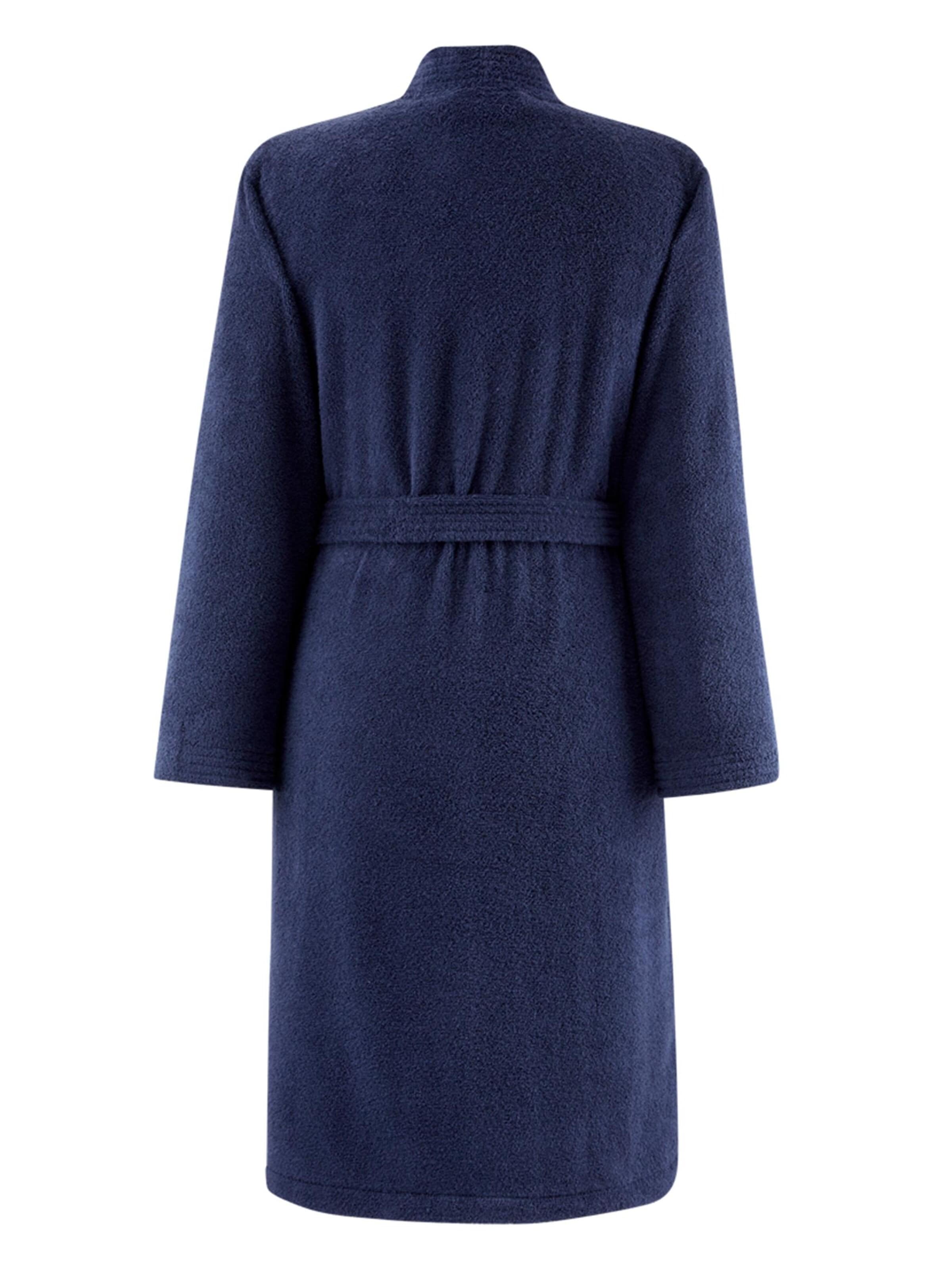 LACOSTE Bademantel lang 'LLECROCO'‌‌‌‌ in Blau