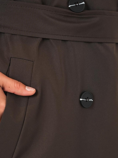 Bigdart Tussenmantel in de kleur Mokka, Productweergave