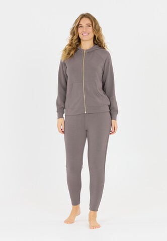 Athlecia Sweat jacket 'Jacey' in Brown
