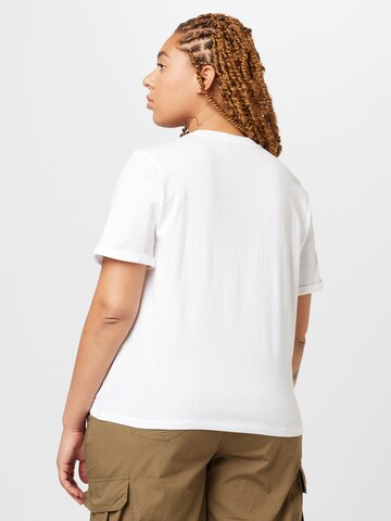 PIECES Curve - Camisa 'RIA' em branco