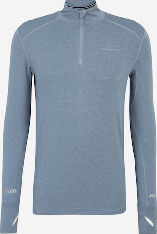 ENDURANCE Performance Shirt 'Tune' in Blue: front
