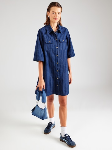 Global Funk Shirt dress 'Mira' in Blue