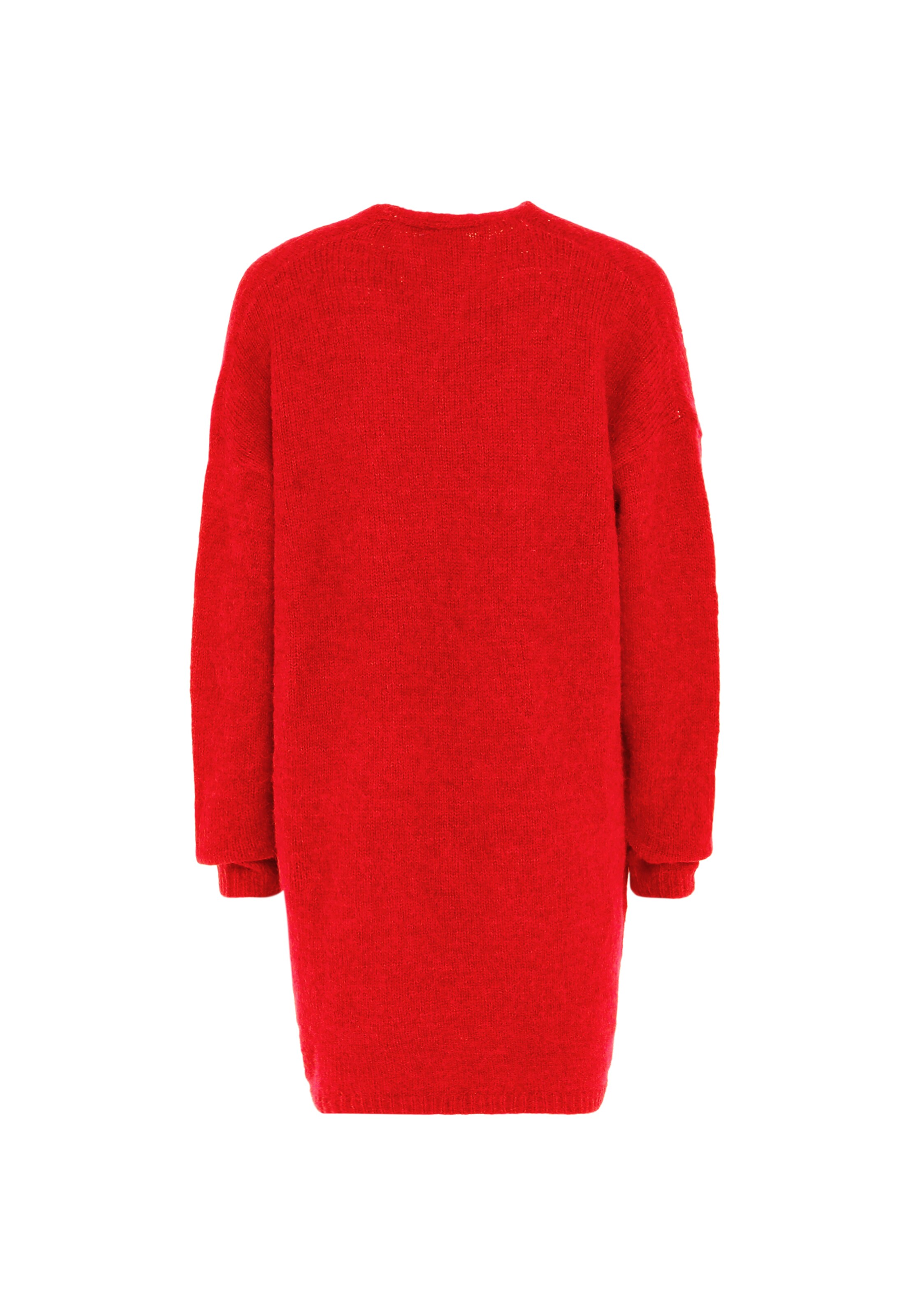 Jalene Gebreid vest in Rood