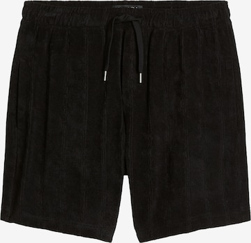Marc O'Polo Regular Trousers in Black: front