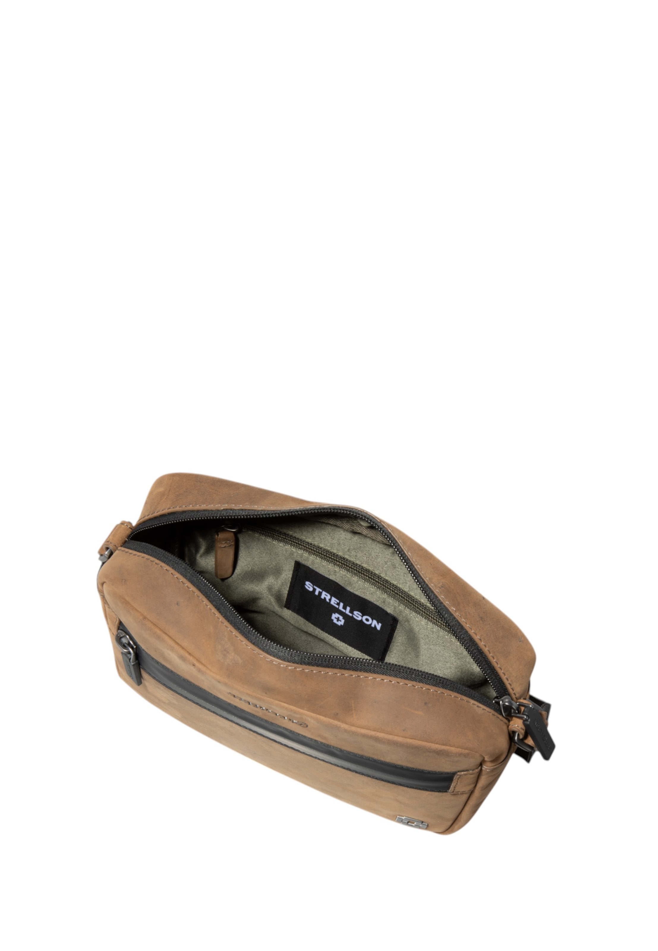 STRELLSON - Mala de ombro 'Bow Road Chade' em castanho