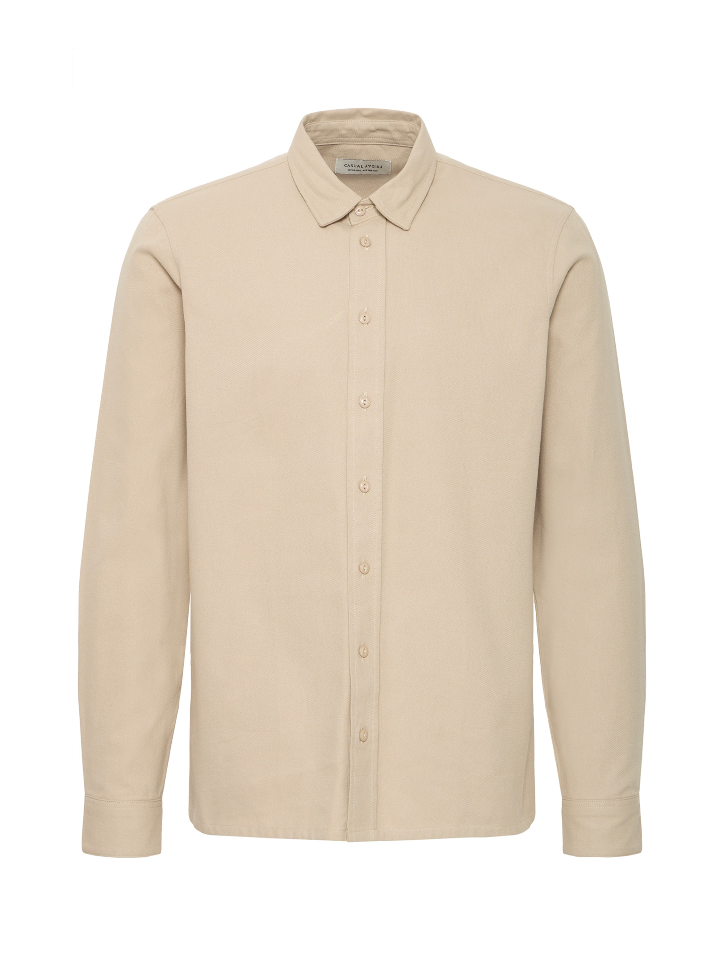 Casual Friday Regular fit Риза &#x27;CFARSEN&#x27; в бежово: отпред