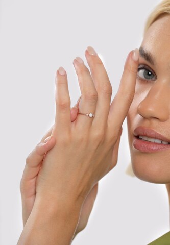 ELLI Ring 'Opal' in Gold: front