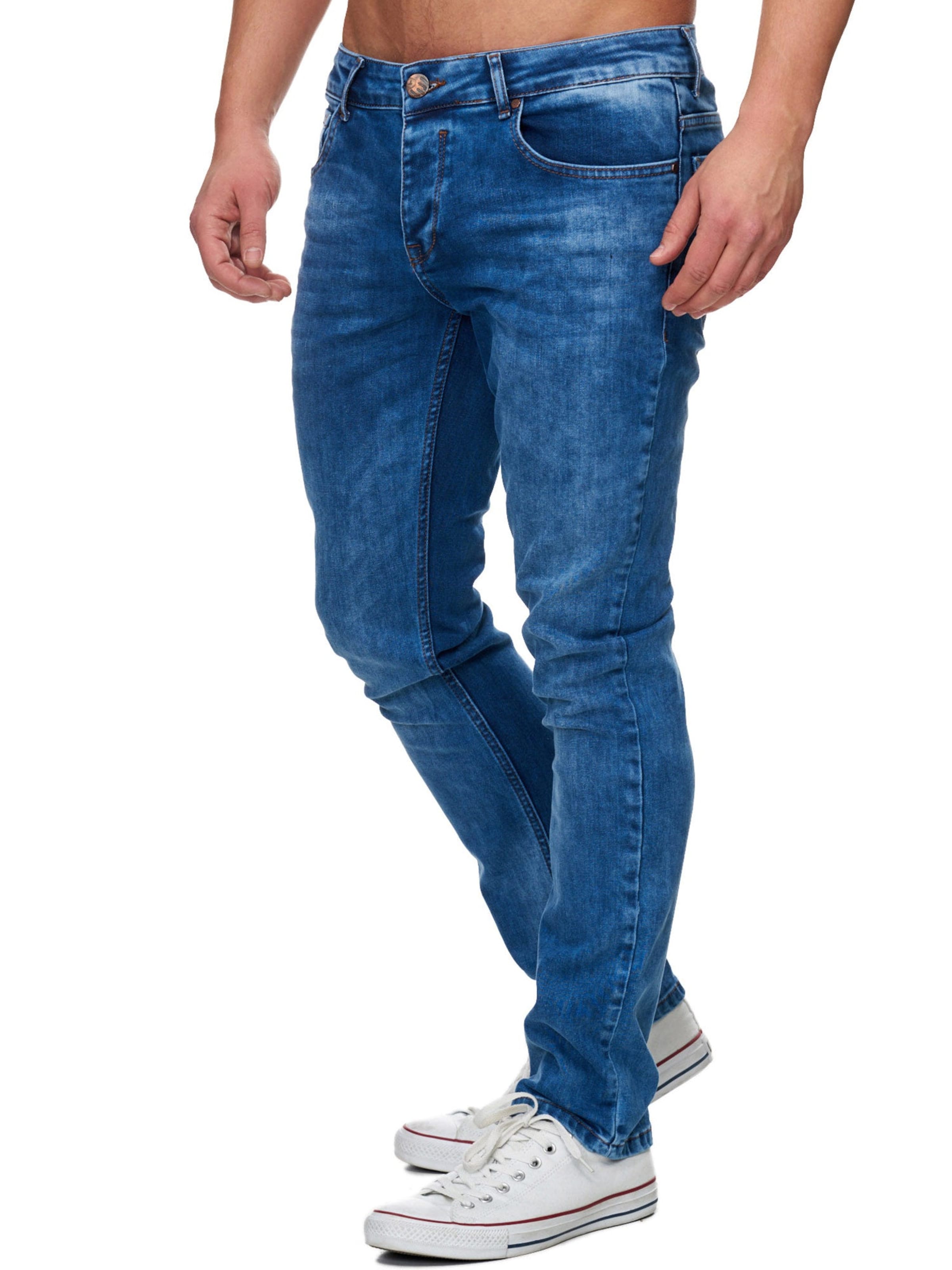 Tazzio - Slimfit Vaquero '16533' en azul: frente