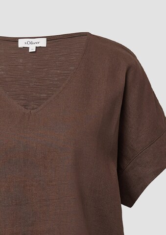 s.Oliver Shirt in Bruin