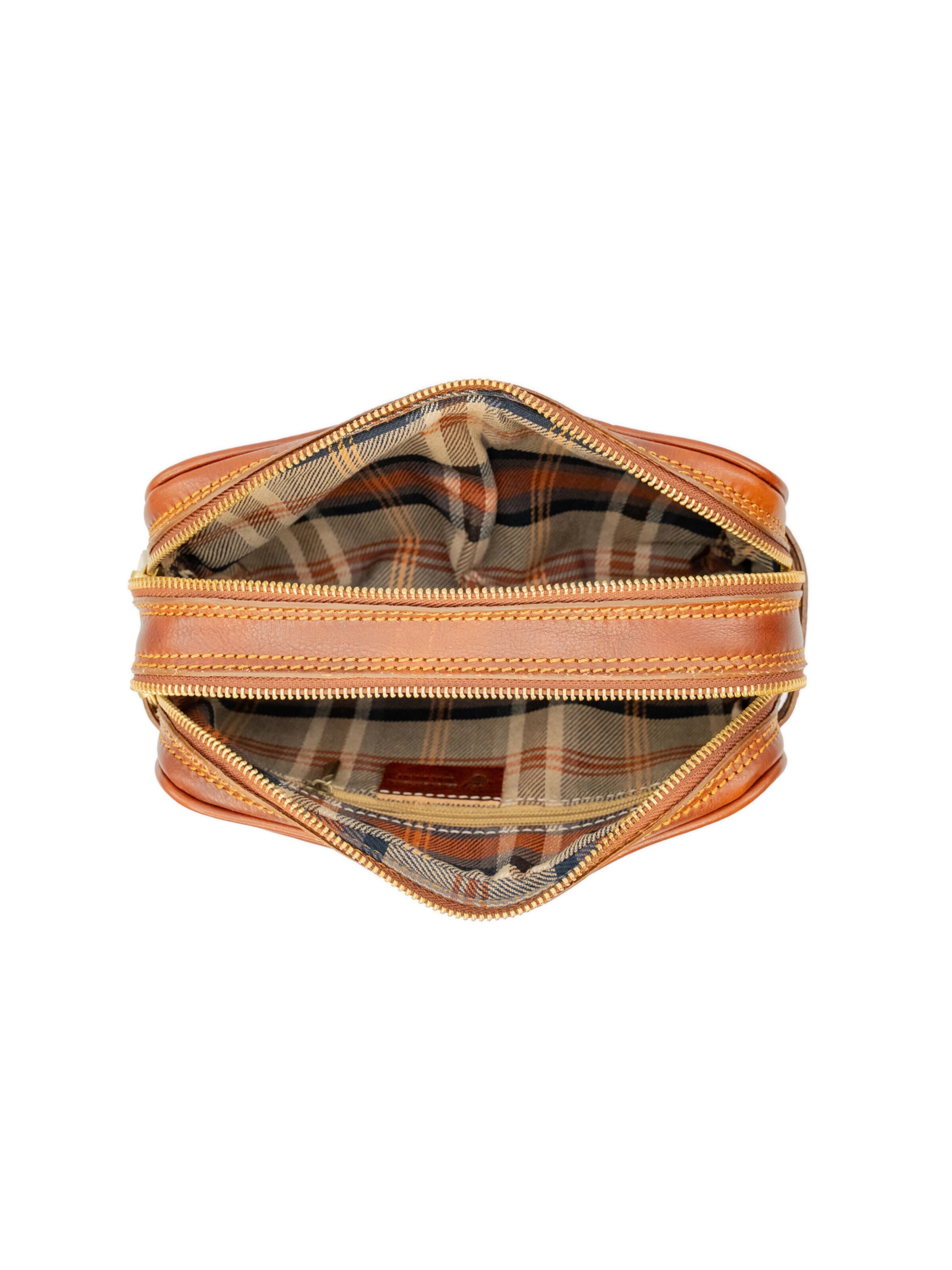 bupell Kulturtasche 'Kara'‌‌‌‌‌‌‌‌‌‌ in Braun