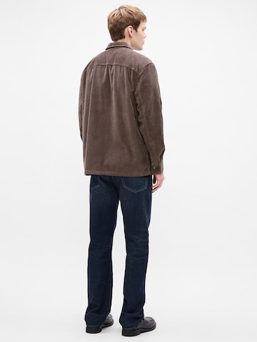 Calvin Klein Jeans Rovný strih Košeľa - Sivá: zadná strana