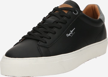 Pepe Jeans Platform trainers 'YOGI' in Black: front