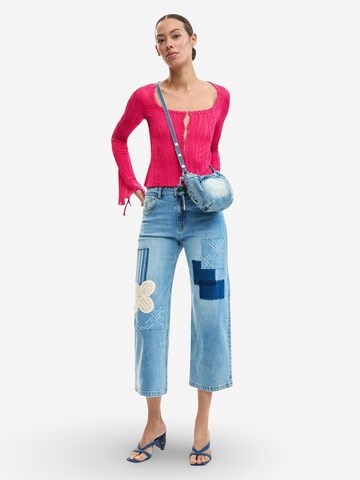 Desigual - Pierna ancha Vaquero 'LETO 26SWDD24' en azul