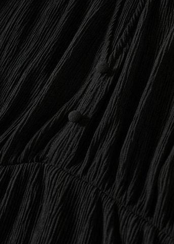 Robe-chemise 'Posada' MANGO en noir