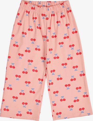 Fred's World by GREEN COTTON Wide leg Broek in Roze: voorkant