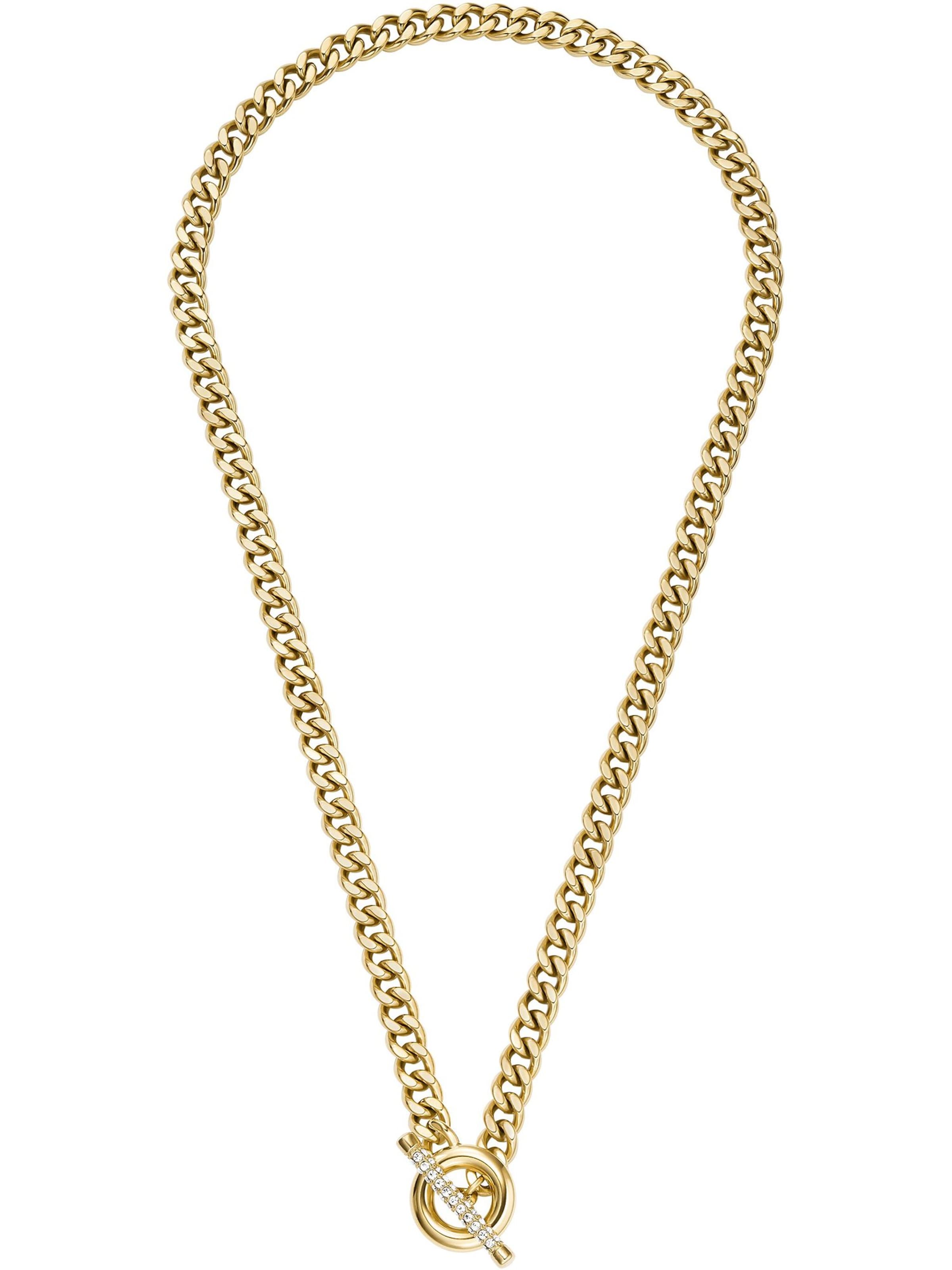 FOSSIL Necklace in Gold: front