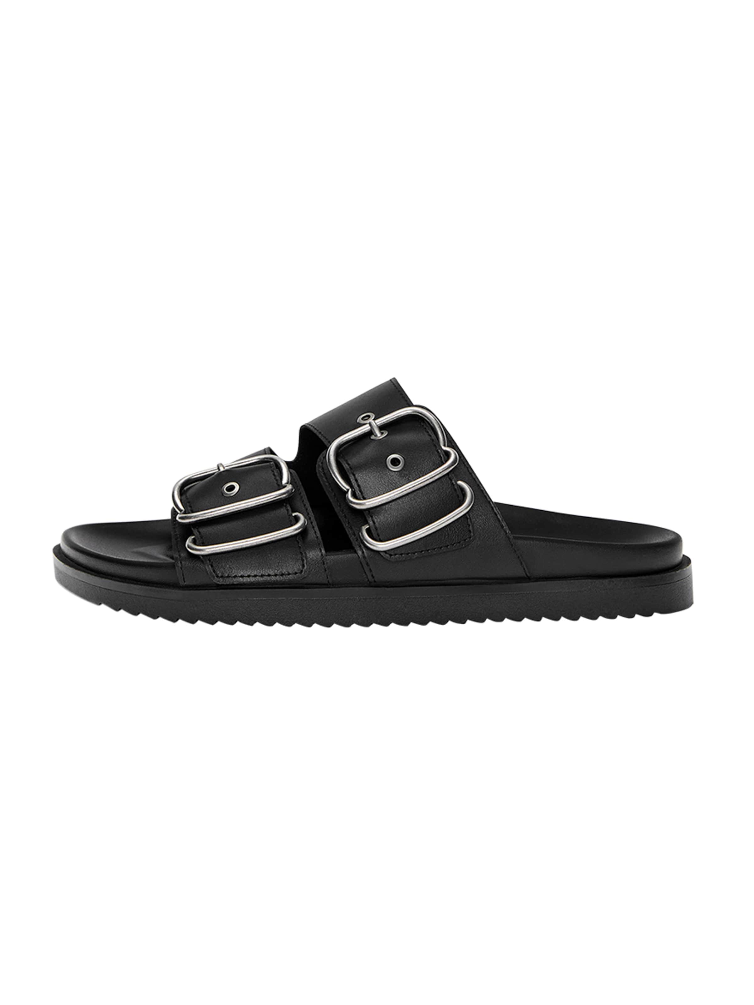 Pull&Bear Pantoletter i sort