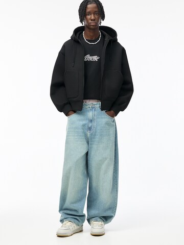 Giacca di felpa di Pull&Bear in nero
