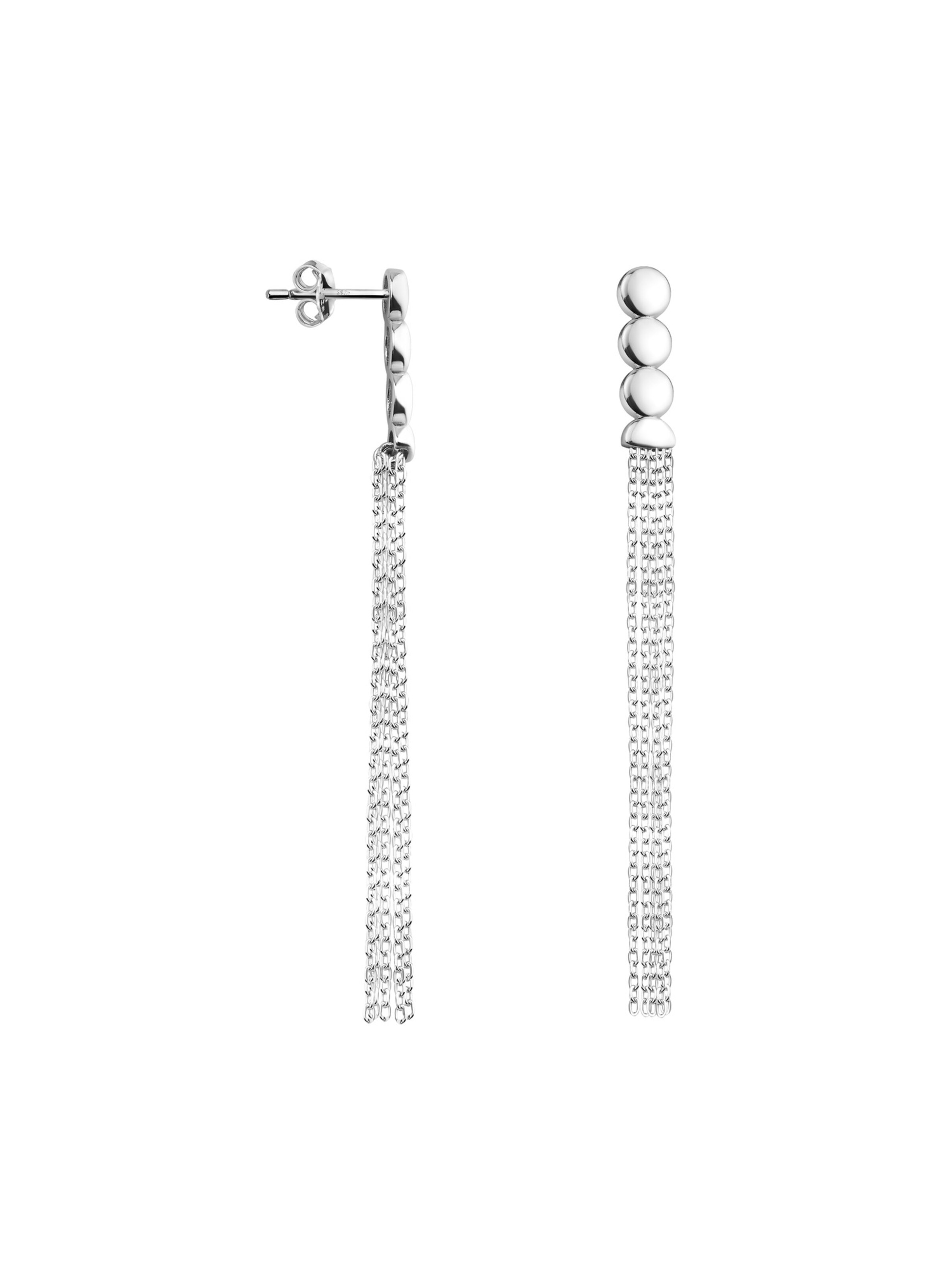 Sofia Milani Earrings 'Anchorchain' in Silver: front