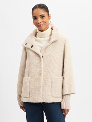 s.Oliver BLACK LABEL Tussenjas in Beige: voorkant