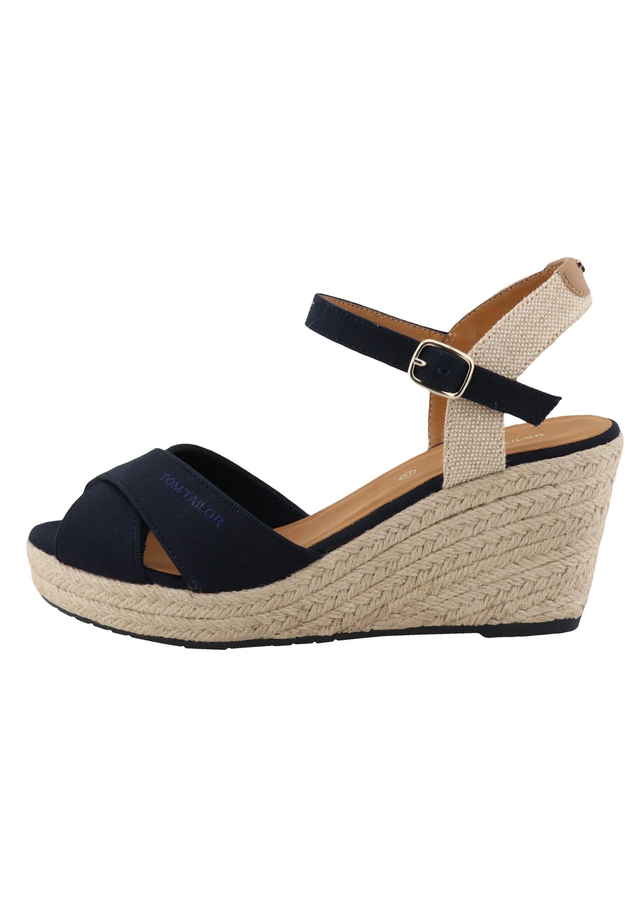 TOM TAILOR Sandale in Blau