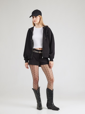 GUESS JEANS Sweat jacket in Black