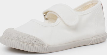 Ballerines Pisamonas en blanc : devant