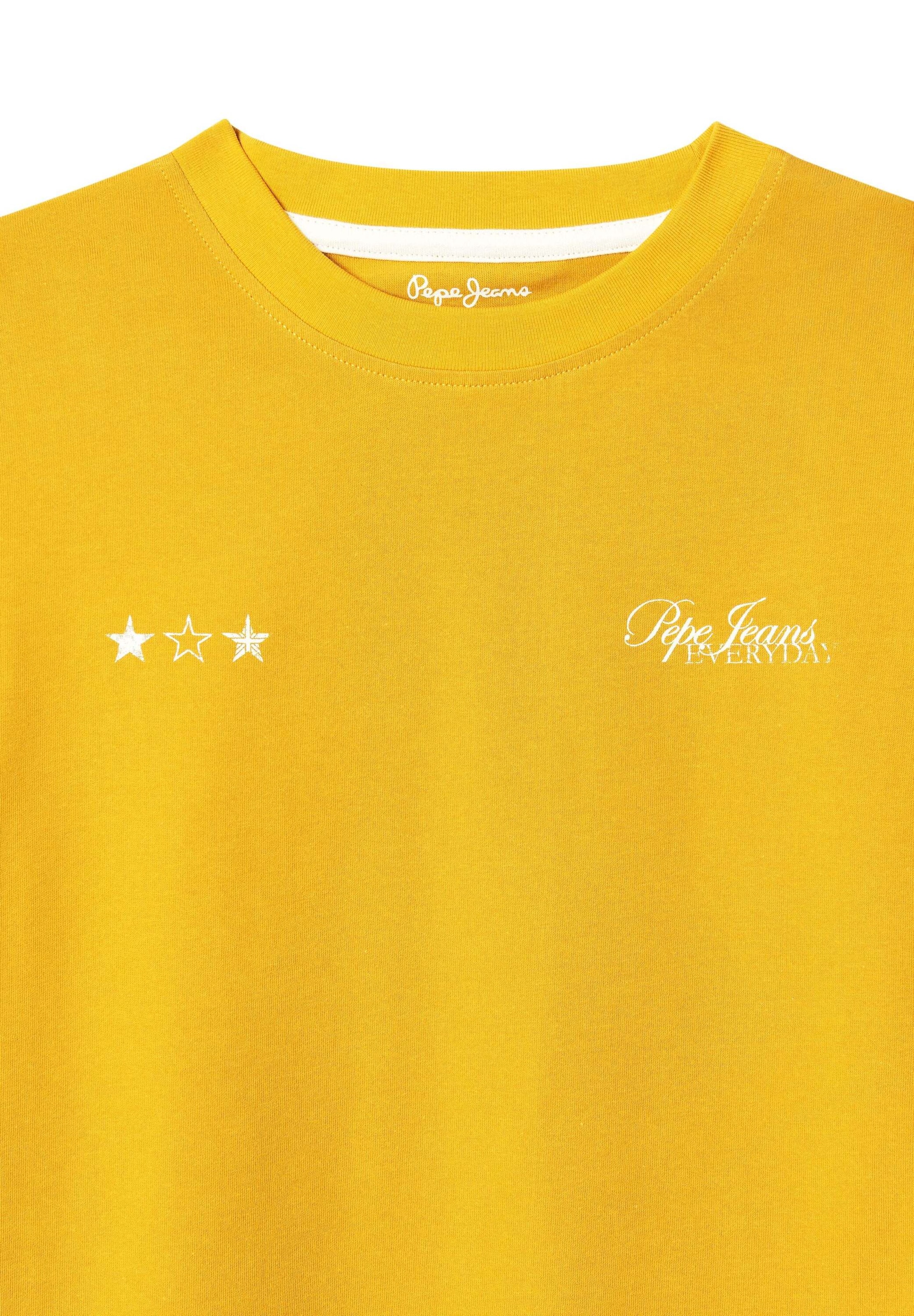 T-shirt 'Jaccob' Pepe Jeans en jaune