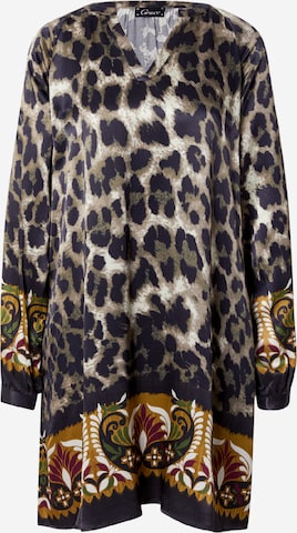 Rochie de la Grace pe gri: față