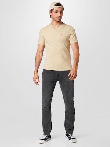 LEVI'S ® - Camisa 'Original HM Vneck' em bege