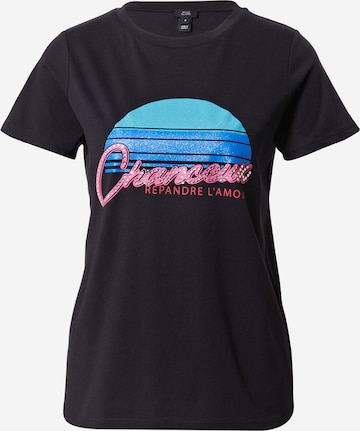 River Island - Camiseta 'CHANCEUX' en negro: frente