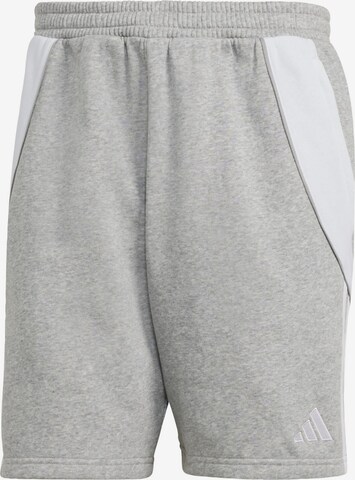 Pantalon de sport 'Tiro 24' ADIDAS PERFORMANCE en gris : devant