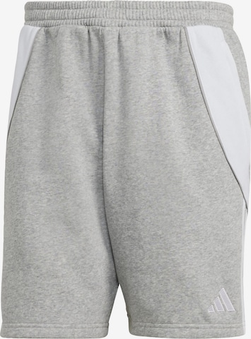 ADIDAS PERFORMANCE Workout Pants 'Tiro 24' in Grey: front