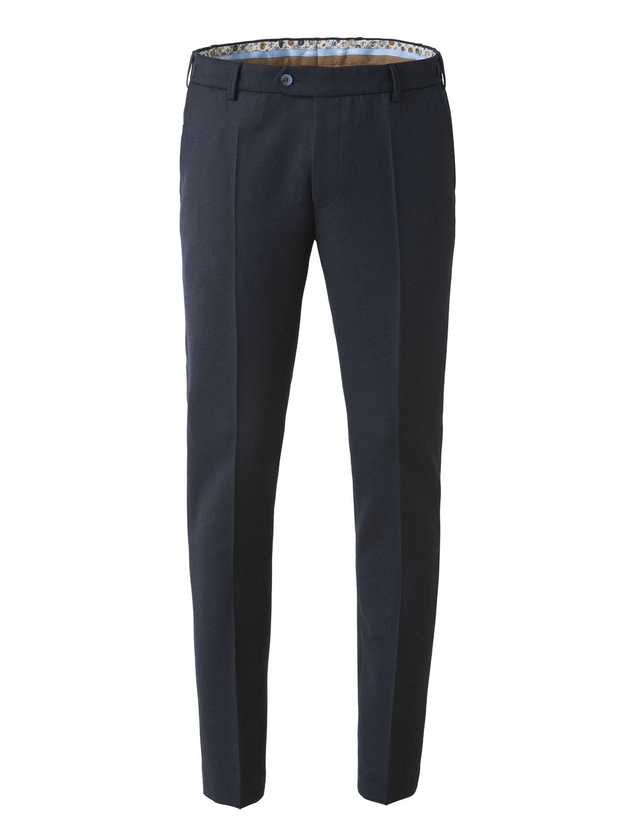 MEYER Slim fit Pants 'Oslo 2-111' in Blue: front