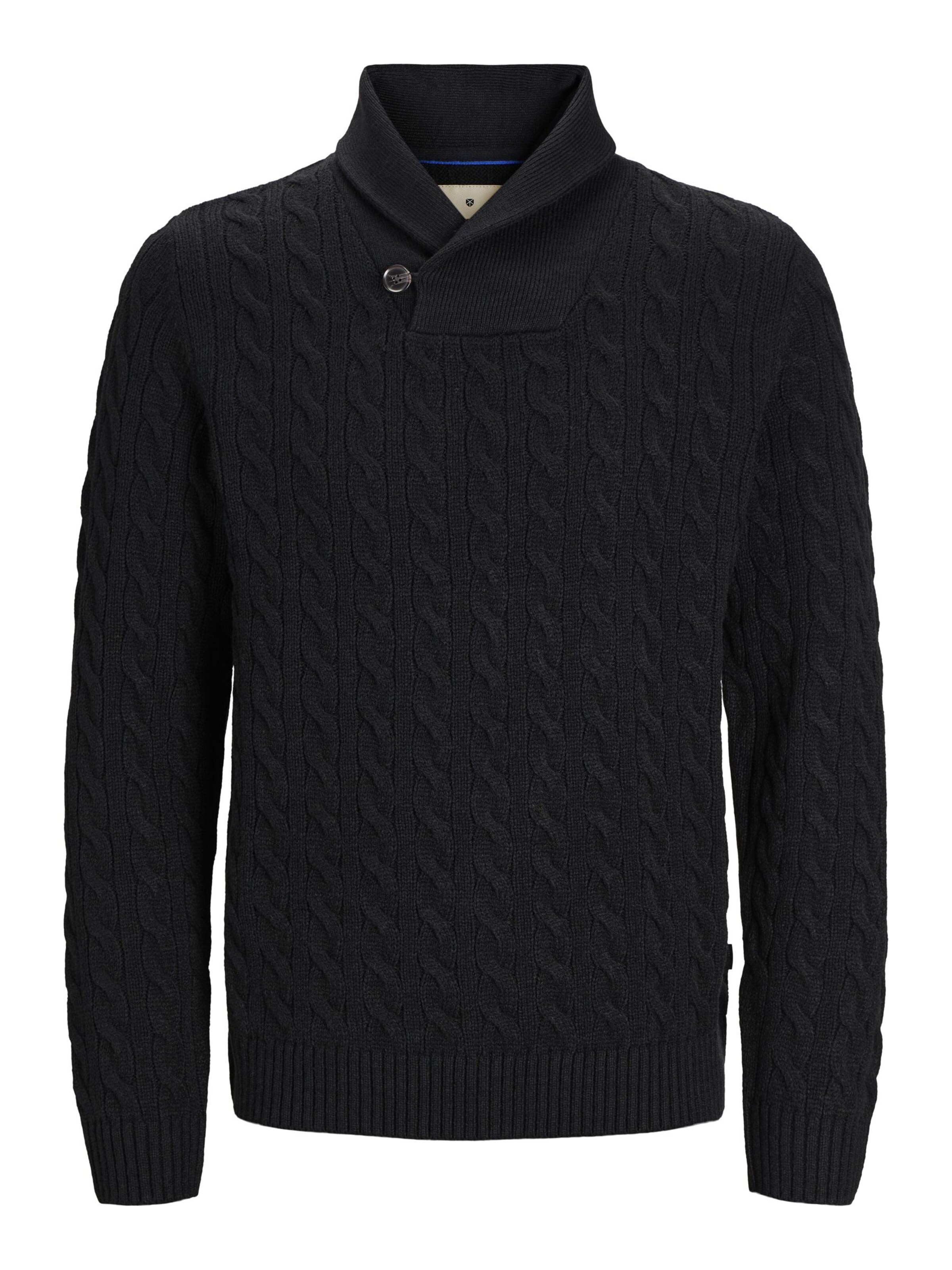 JACK & JONES Свитер 'JPRBlucrash' в Черный: спереди