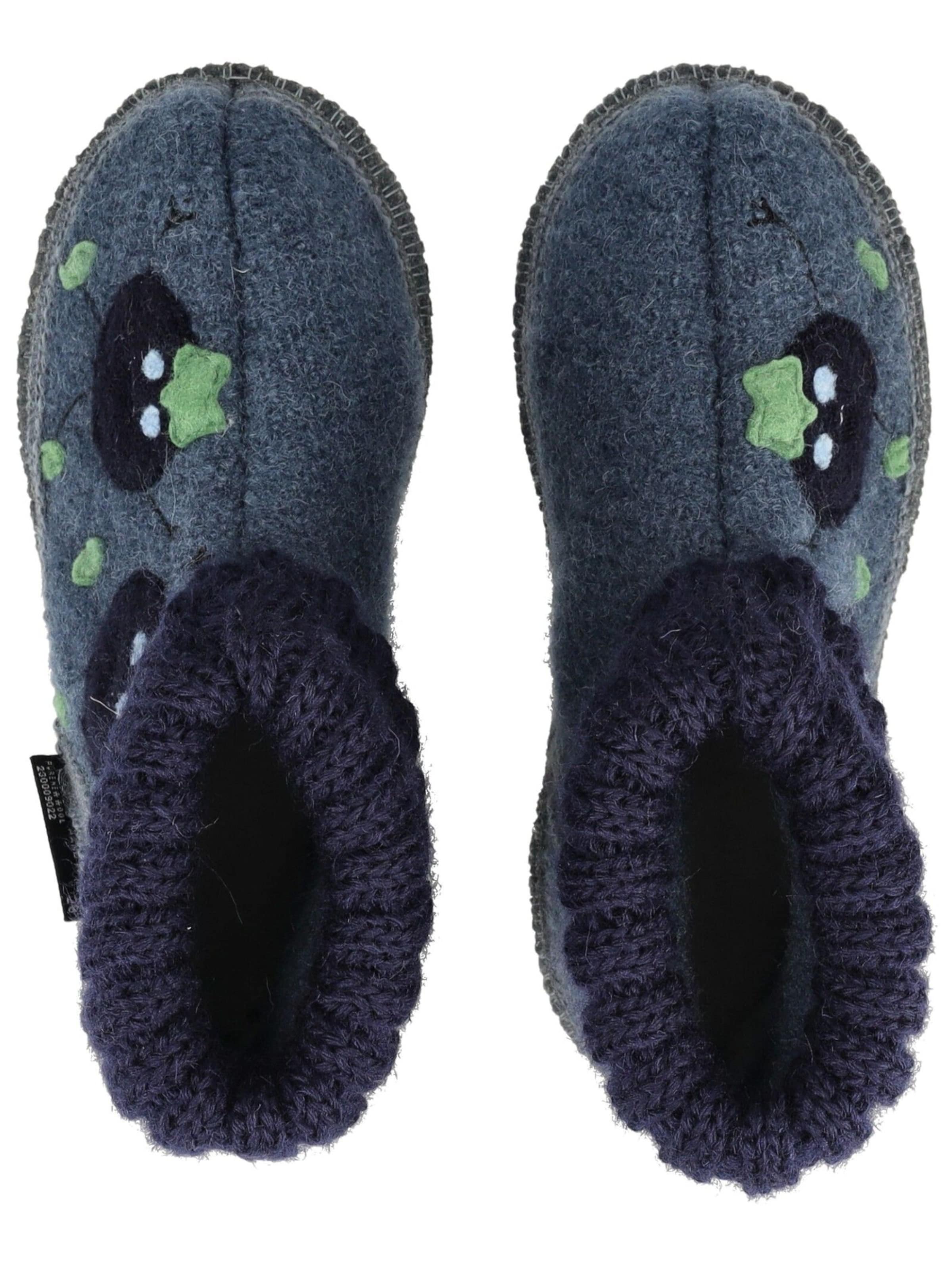 HAFLINGER Slippers in Blue