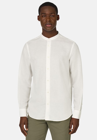 Boggi Milano Regular Fit Hemd in Weiß: Vorderseite