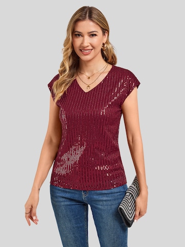 LapaPlus Top in Red: front