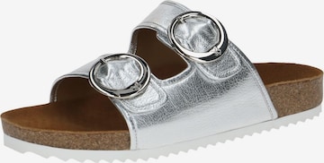 CAPRICE Pantolette in Silber: Vorderseite